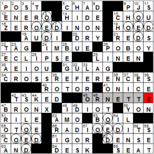NY Times crossword solution, 1 6 16, no 0106