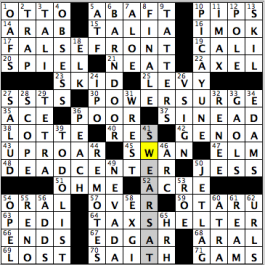 CrosSynergy/Washington Post crossword solution, 01.02.16: "Storm Chasers"