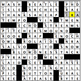 CrosSynergy/Washington Post crossword solution, 01.14.16: "Piling Up"