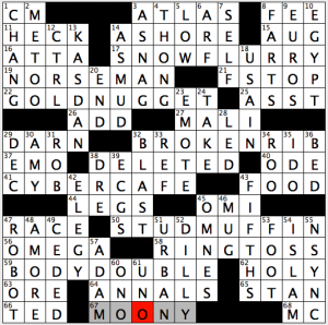 BuzzFeed puzzle 1.18.16, "Son of a...," by Neville Fogarty
