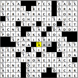 CrosSynergy/Washington Post crossword solution, 01.19.16: "Cosmos"