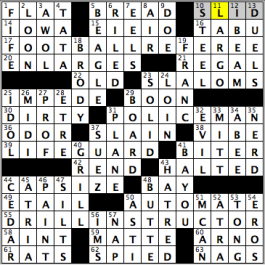 CrosSynergy/Washington Post crossword solution, 02.01.16: "Tooterships"
