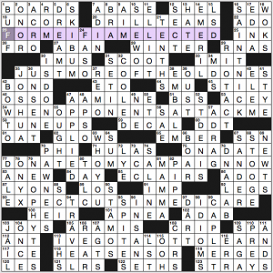 NY Times crossword solution, 1 10 16 "Political Promises"