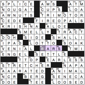 NY Times crossword solution, 1 21 16, no 0121