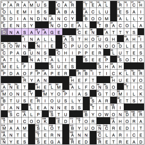 NY Times crossword solution, 1 24 16 "Initial Turn"