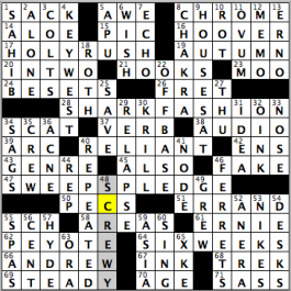 CrosSynergy/Washington Post crossword solution, 02.02.16: "Shadow Casting"