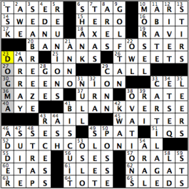 CrosSynergy/Washington Post crossword solution, 02.15.16: "Go Ahead"