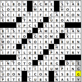 CrosSynergy/Washington Post crossword solution, 02.22.16: "Jay Walking"