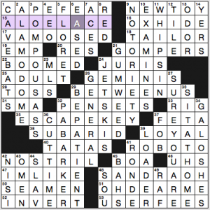 NY Times crossword solution, 2 26 16, no 0226