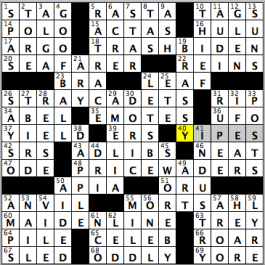 CrosSynergy/Washington Post crossword solution, 03.11.16: "Take a Detour"