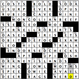 CrosSynergy/Washington Post crossword solution, 03.16.16: "First Worlds"