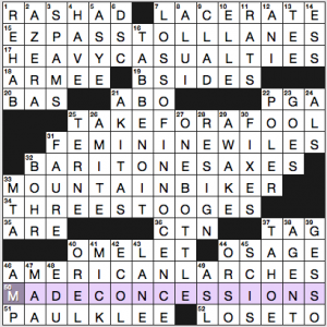 NY Times crossword solution, 3 11 16, no 0311