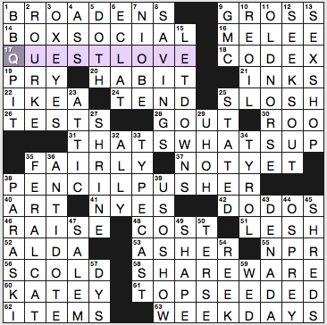 NY Times crossword solution, 3 12 16, no 0312