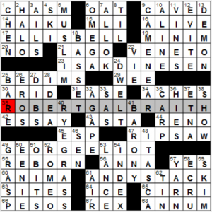 NY Times crossword solution, 4 27 16, no 0427
