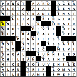 CrosSynergy/Washington Post crossword solution, 04.19.16: "A River Runs Through It"
