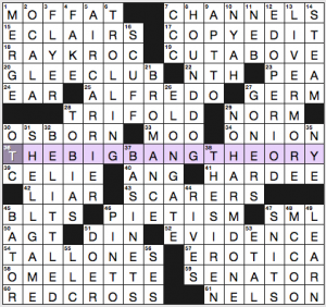 NY Times crossword solution, 4 9 16, no 0409