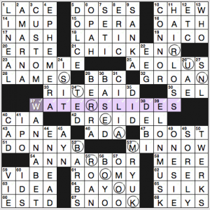 NY Times crossword solution, 4 14 16, no 0414