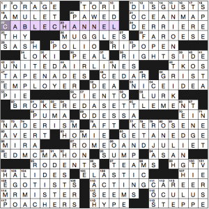 NY Times crossword solution, 5 1 16, no 0501