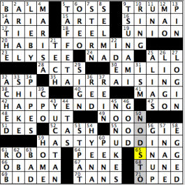 CrosSynergy/Washington Post crossword solution, 05.07.16: "Hang Around"