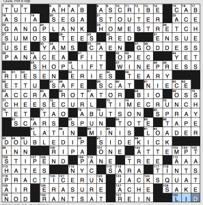 Washington Post crossword 5/8 solution