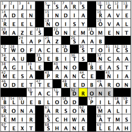 CrosSynergy/Washington Post crossword solution, 05.19.16: "Getting Schooled"