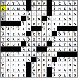 CrosSynergy/Washington Post crossword solution, 05.26.16: "Connect the Dots"