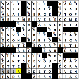 CrosSynergy/Washington Post crossword solution, 06.02.16: "Transparency"