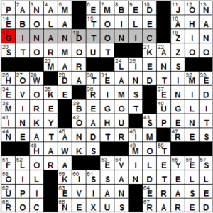 NY Times crossword solution, 6 22 16, no 0622