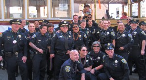 SFPD Pride Alliance, lots of women here