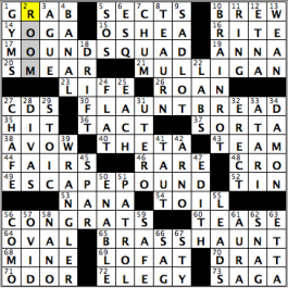 CrosSynergy/Washington Post crossword solution, 06.04.16: "Unplugged"