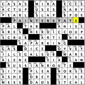 CrosSynergy/Washington Post crossword solution, 06.08.16: "Lets Go"
