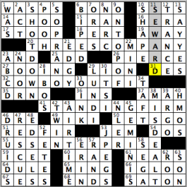 CrosSynergy/Washington Post crossword solution, 06.15.16: "Taking Care of Business"