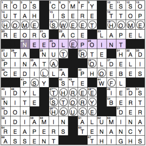NY Times crossword solution, 6 7 16, no 0607
