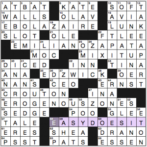NY Times crossword solution, 6 14 16, no 0614