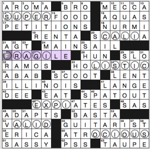 NY Times crossword solution, 6 21 16, no 0621