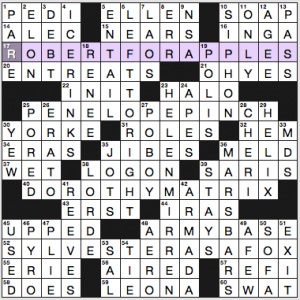 NY Times crossword solution, 6 23 16, no 0623
