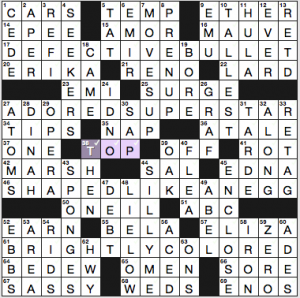 NY Times crossword solution, 6 30 16, no 0630