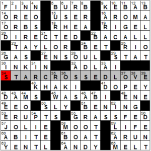 NY Times crossword solution, 7 20 16, no 0720