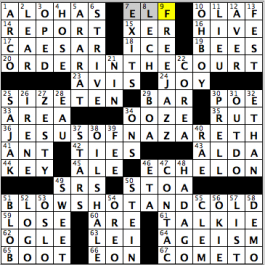 CrosSynergy/Washington Post crossword solution, 07.12.16: "Wake Up"