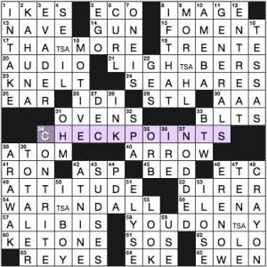 NY Times crossword solution, 7 7 16, no 0707