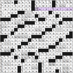 NY Times crossword solution, 7 10 16, "Double Quote"