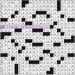 NY Times crossword soluton, 7 17 16, "Double Features"