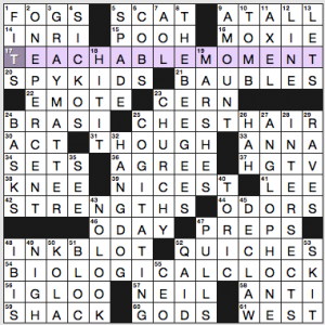 NY Times crossword solution, 7 29 16, no 0729