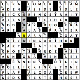 CrosSynergy/Washington Post crossword solution, 08.12.16: "The Ick Factor"
