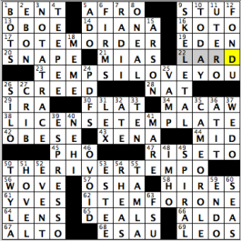 CrosSynergy/Washington Post crossword solution, 08.16.16: "Spoken Pro Tem"
