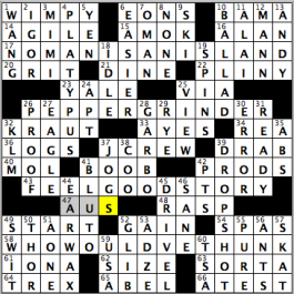 CrosSynergy/Washington Post crossword solution, 08.22.16: "Is There a Doctor in the House?"