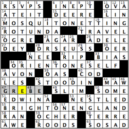 CrosSynergy/Washington Post crossword solution, 08.27.16: "Setting the Tone"