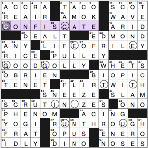 NY Times crossword solution, 8 11 16, no 0811