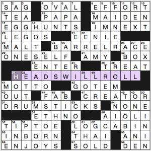 NY Times crossword solution, 8 15 16, no 0815