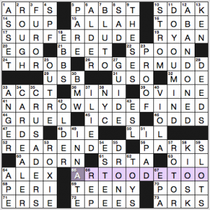 NY Times crossword solution, 8 16 16, no 0816